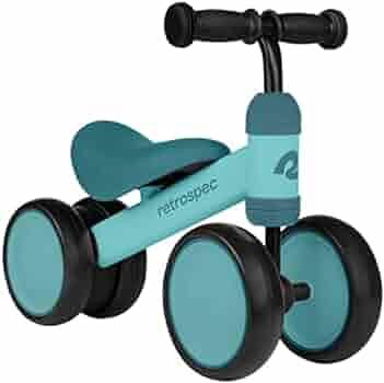 Amazon.com: Retrospec Cricket Baby Walker Balance Bike with 4 Wheels for Ages 12-24 Months - Todd... | Amazon (US)