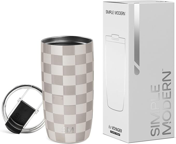 Simple Modern Travel Coffee Mug Tumbler with Flip Lid | Reusable Insulated Stainless Steel Cold B... | Amazon (US)