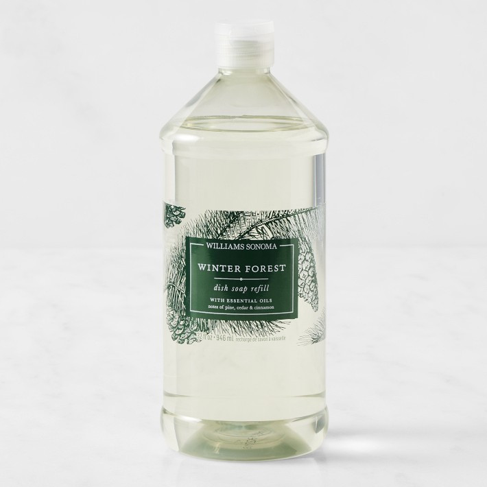 Williams Sonoma Winter Forest Seasonal Dish Soap Refill, 32oz. | Williams-Sonoma