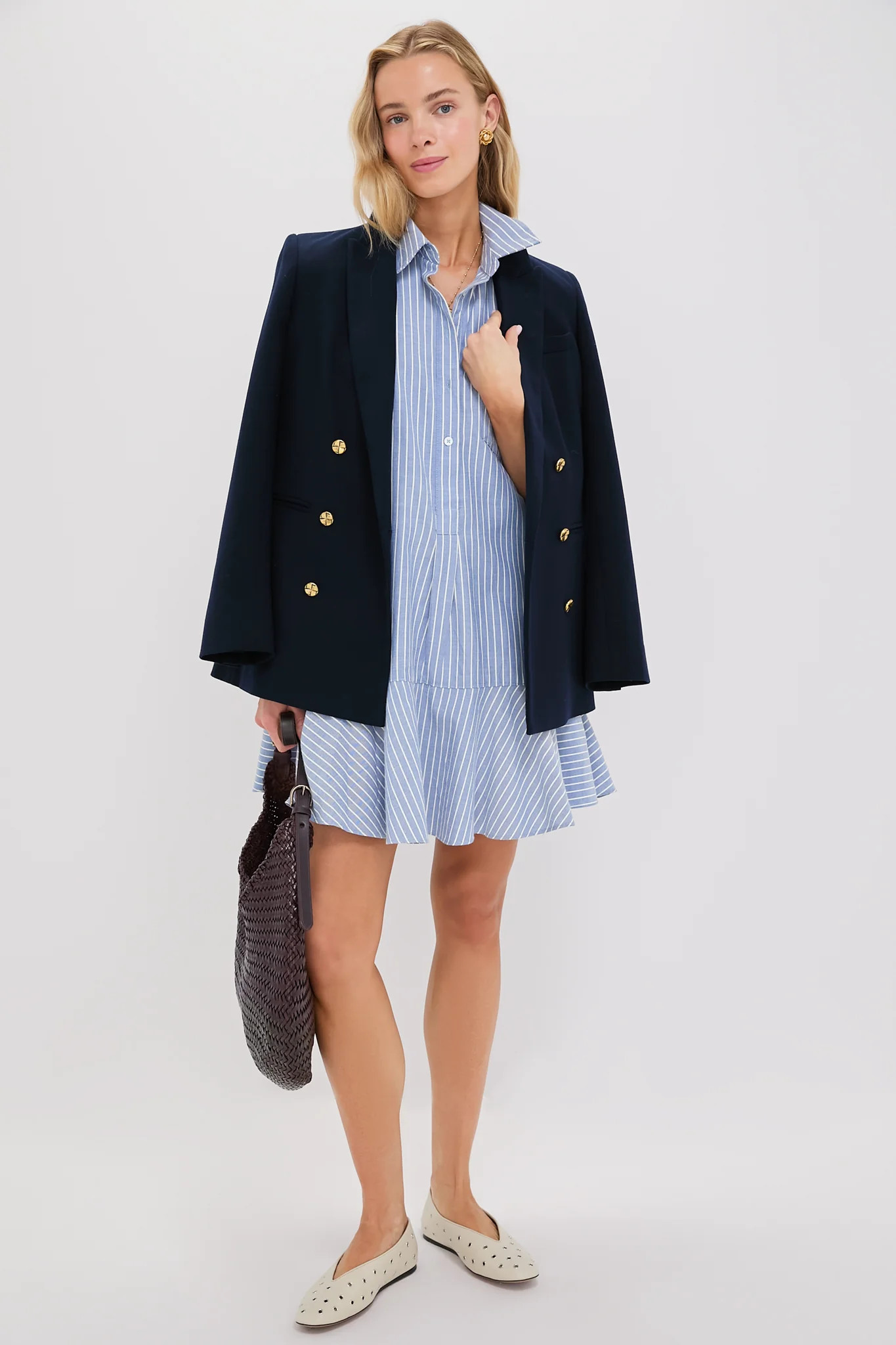 Blue Stripe Callahan Shirt Dress | Tuckernuck (US)