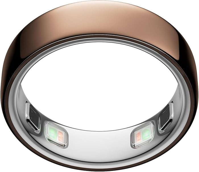 Oura Ring 5 - Deep Rose - Size 8 - World’s Smallest Smart Ring - Sleep, Activity, Women’s Hea... | Amazon (US)