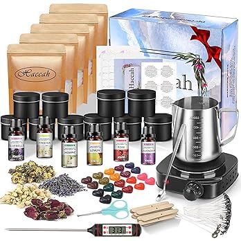 Complete Candle Making Kit with Wax Melter, Making Supplies,DIY Arts&Crafts Gift for Kids,Beginne... | Amazon (US)
