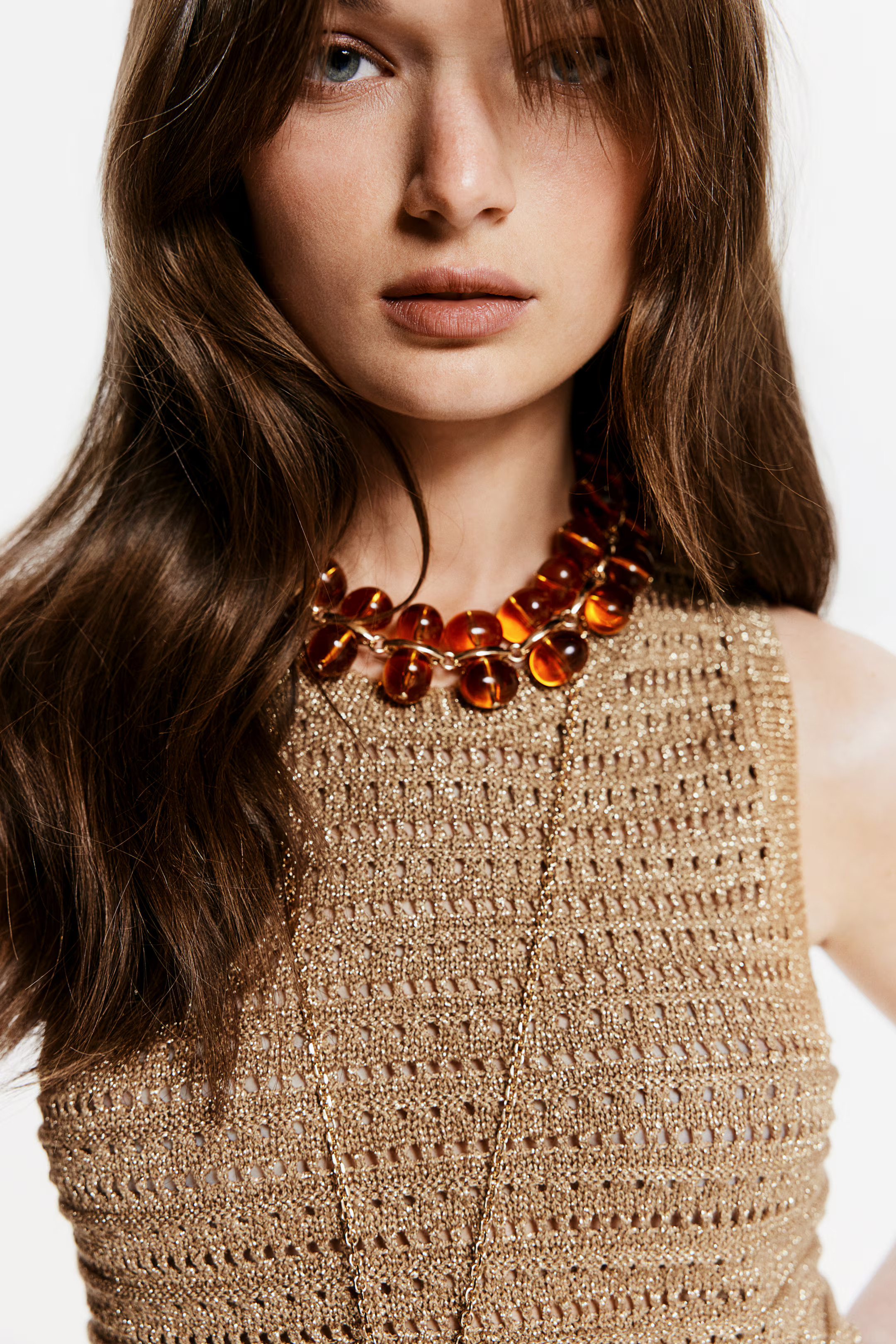 Glittery crochet-look top | H&M (UK, MY, IN, SG, PH, TW, HK)