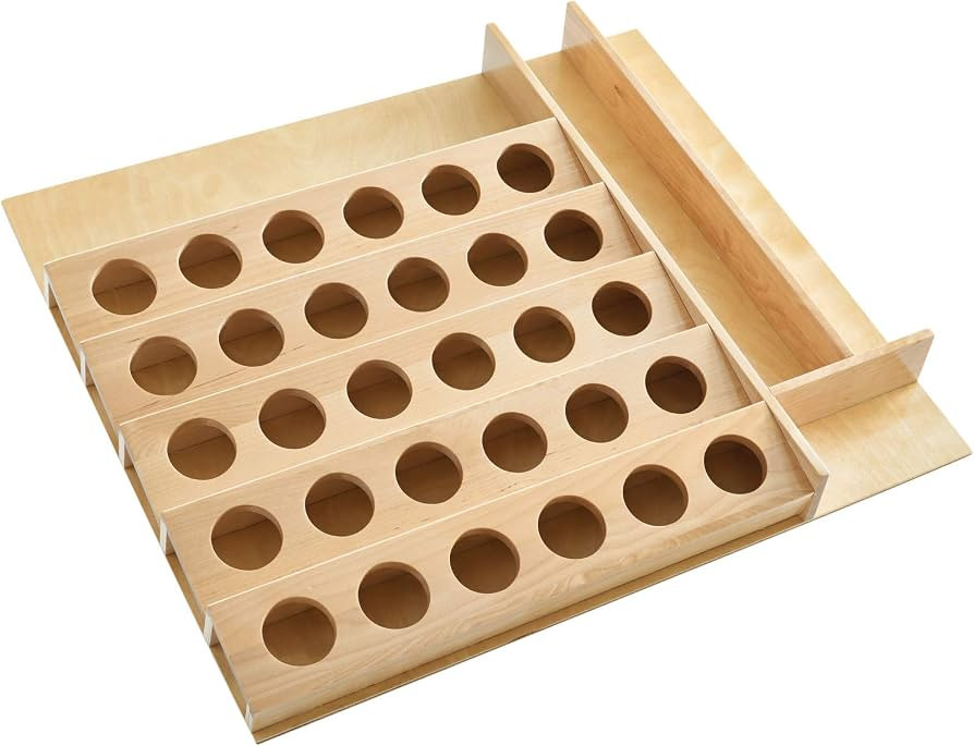 Rev-A-Shelf 22" K-Cup Coffee or Tea Pod Organizer, Pull Out Kitchen Draw Utensil Storage Organize... | Amazon (US)
