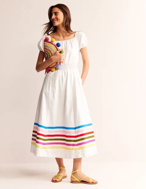 Amber Cotton Midi Dress | Boden (UK & IE)