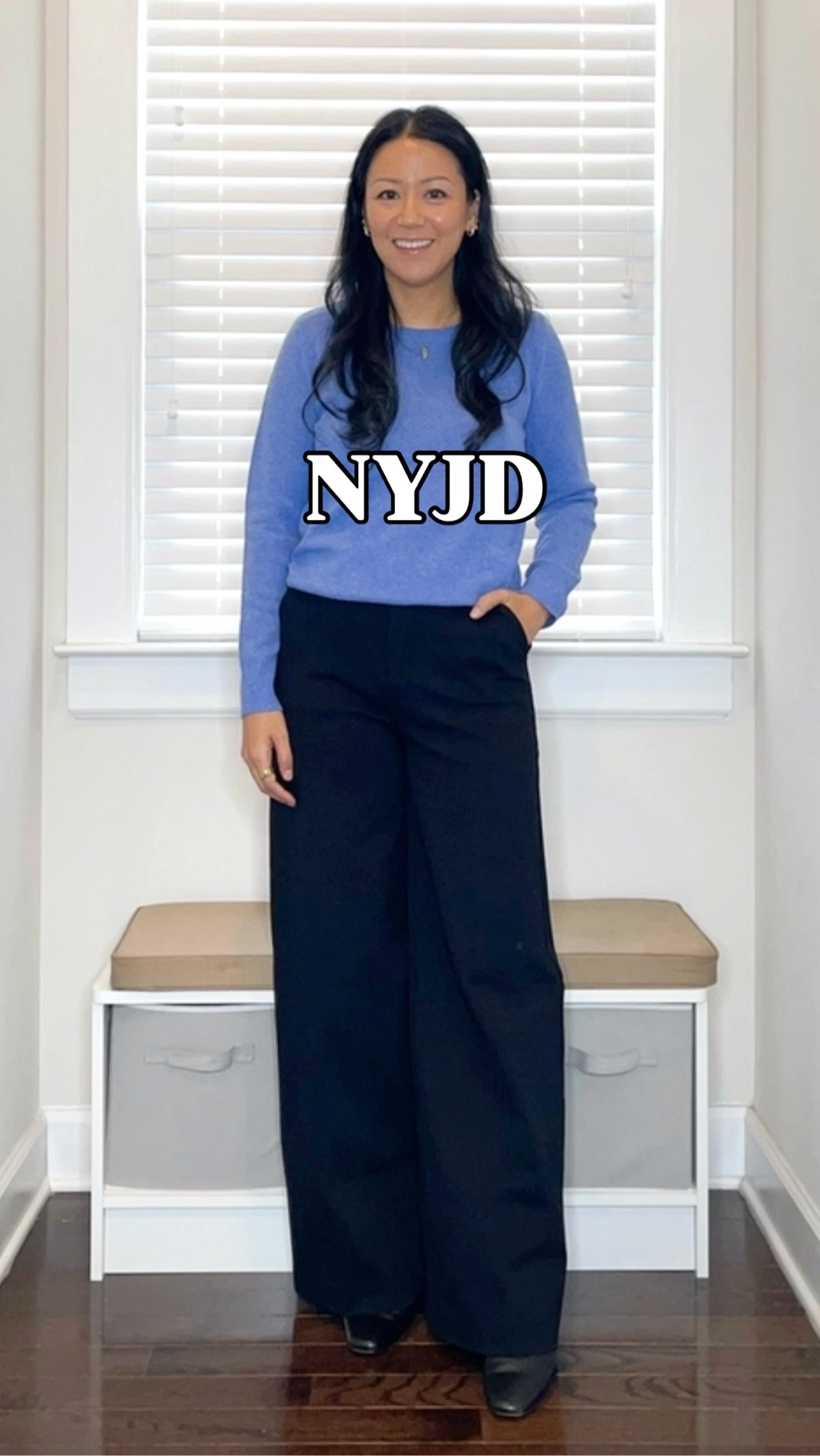 Suggest sizing down in the trousers bc they run large. I’m wearing 00.
Size XS in cashmere sweater 

#NYDJ #fitiseverything

Cashmere sweater
Black trouser pants
Ponte knit trousers


#LTKFindsUnder100 #LTKCyberWeek #LTKWorkwear