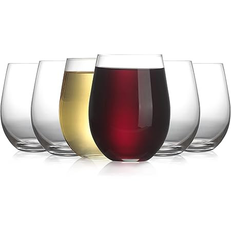 Luminarc Perfection Stemless Wine Glass (Set of 12), 15 oz, Clear - N0056 | Amazon (US)