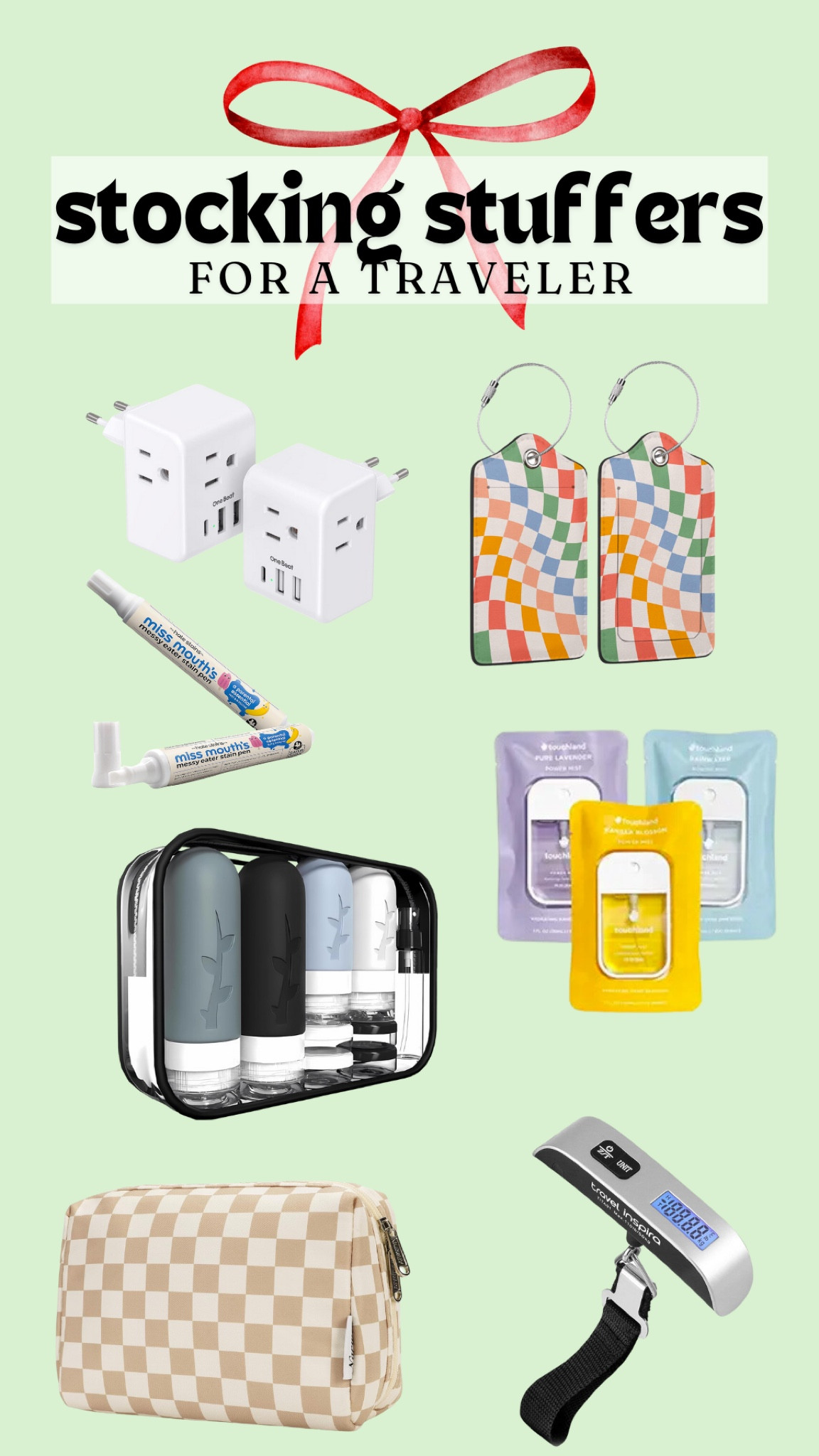 Travel essentials that make perfect stocking stuffers! 

#LTKSeasonal #LTKGiftGuide #LTKTravel