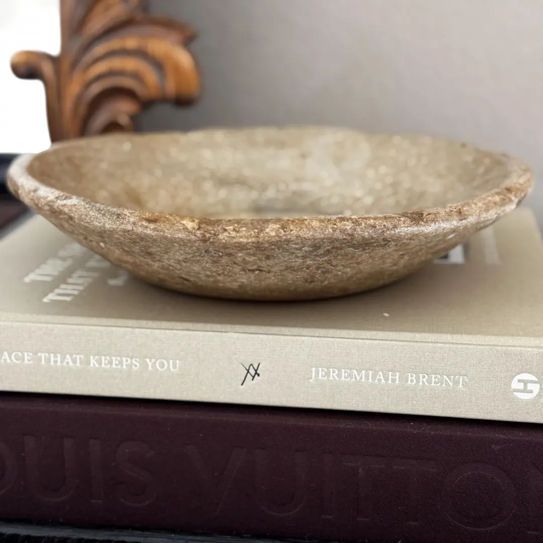 Vintage Small Stone Plate - Etsy | Etsy (US)