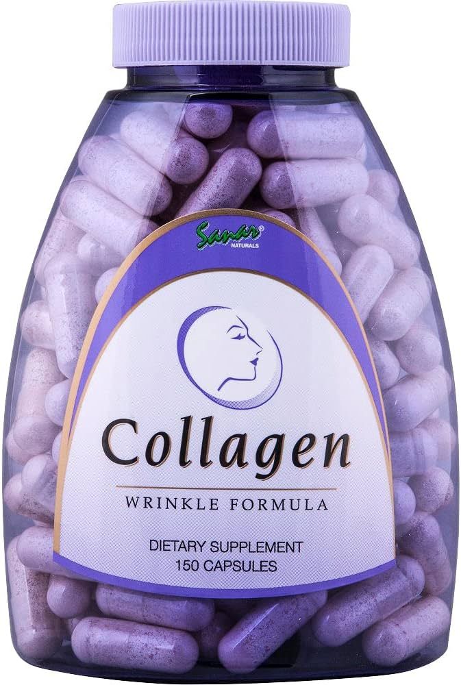 Sanar Naturals Collagen Pills with Vitamin C, E - Reduce Wrinkles, Promotes Hair, Nail, Skin, Joi... | Amazon (US)