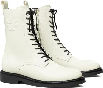Double-T Croc Embossed Combat Boot (Women) | Nordstrom