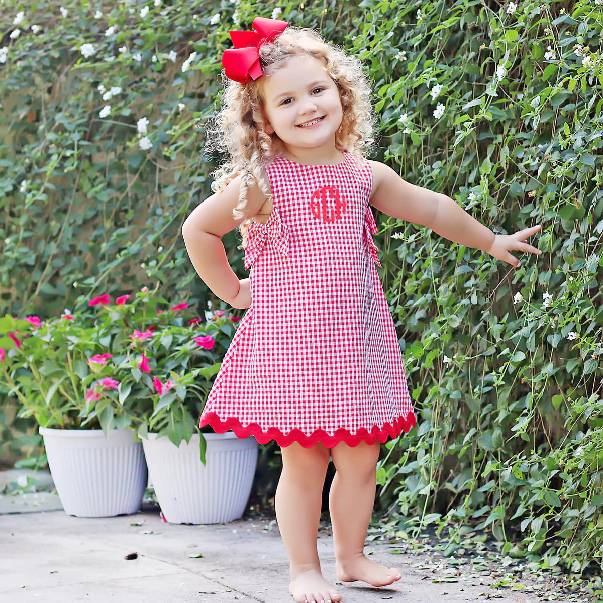 Red Check Eleanor Dress | Classic Whimsy