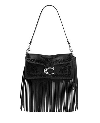 Tabby with Beading and Fringe Medium Shoulder Bag 26 | Macy's