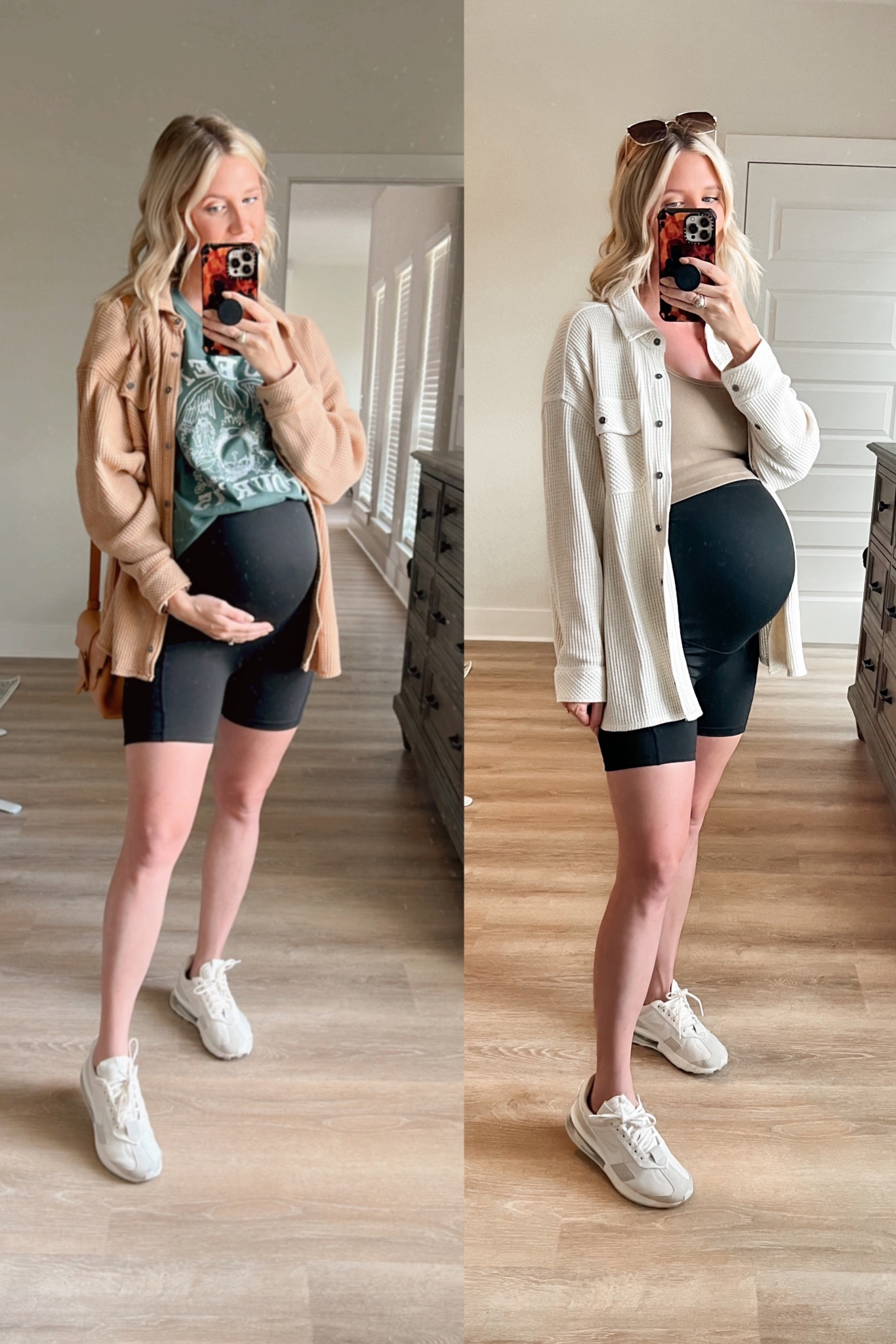 Waffle shirt jacket! Free people one scout dupe 

#LTKSeasonal #LTKunder50 #LTKunder100