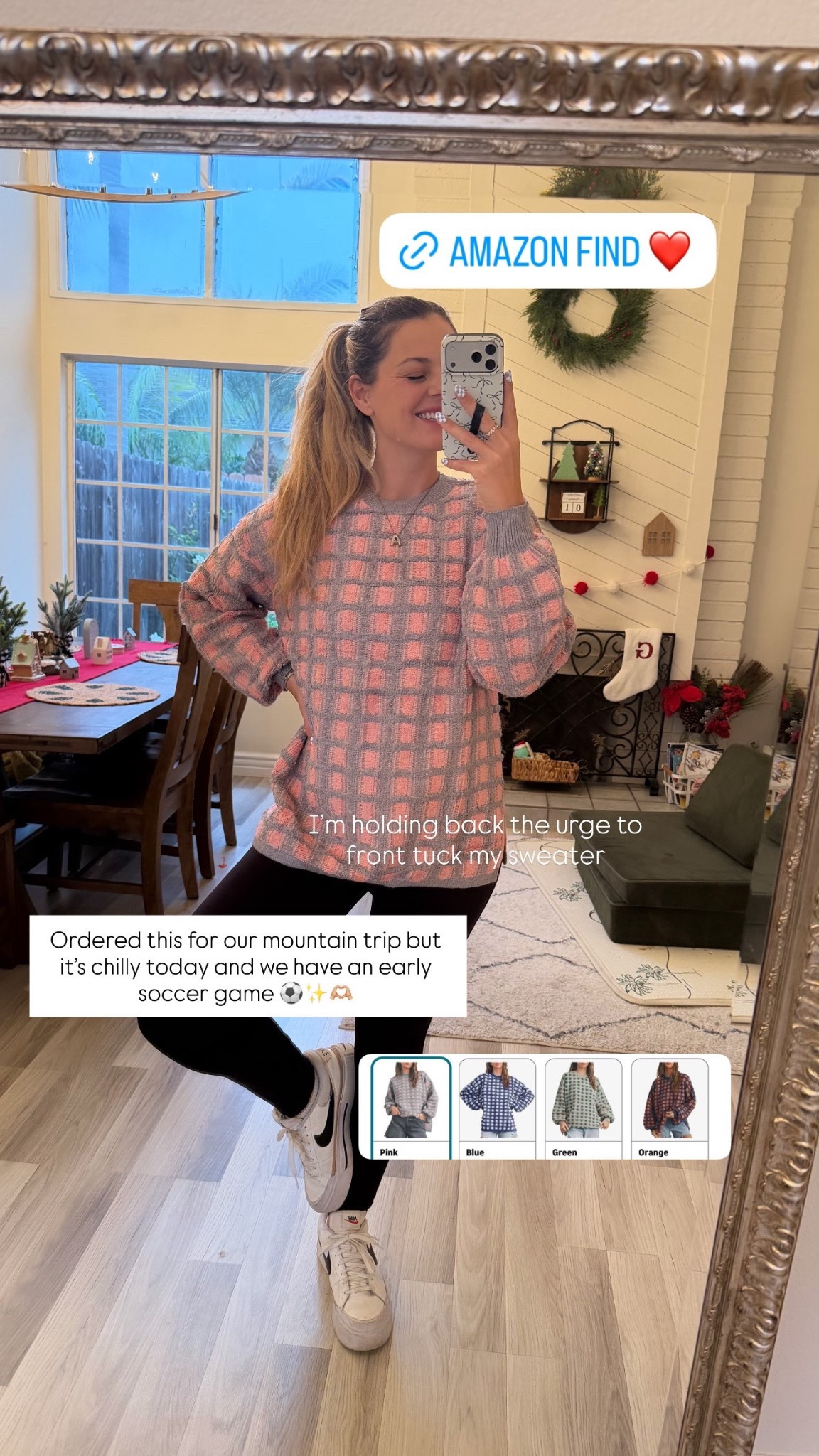 Here for the checkered sweaters 🏁

#LTKmomlife #LTKootd #LTKGiftGuide