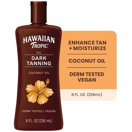 Hawaiian Tropic Dark Tanning Oil 8 fl oz | Walmart (US)