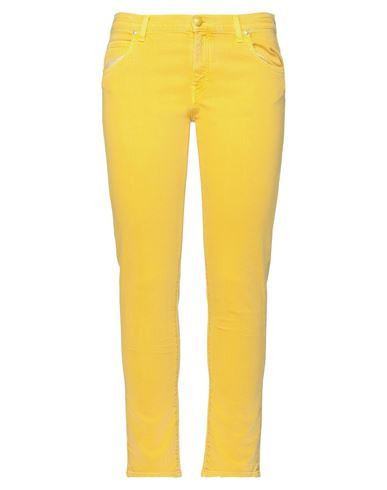 Jacob Cohёn Woman Denim pants Yellow Size 32 Cotton, Elastane | YOOX (US)