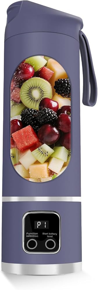Portable Personal Electric Blender\uff0c500ML Portable Shakes and Smoothies Blender\uff0c12 Blade... | Amazon (US)