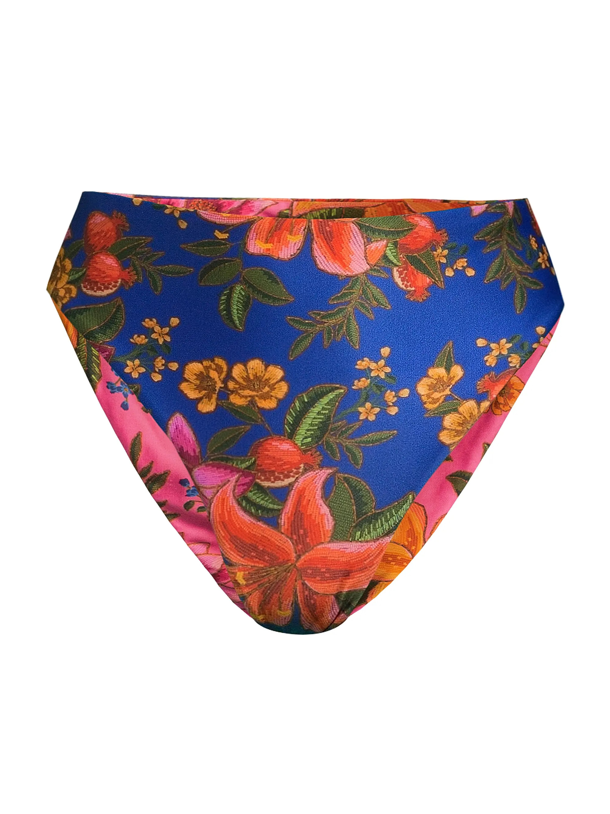 BEST SELLERFarm RioSummer Fruit High-Waisted Bikini Bottom | Saks Fifth Avenue