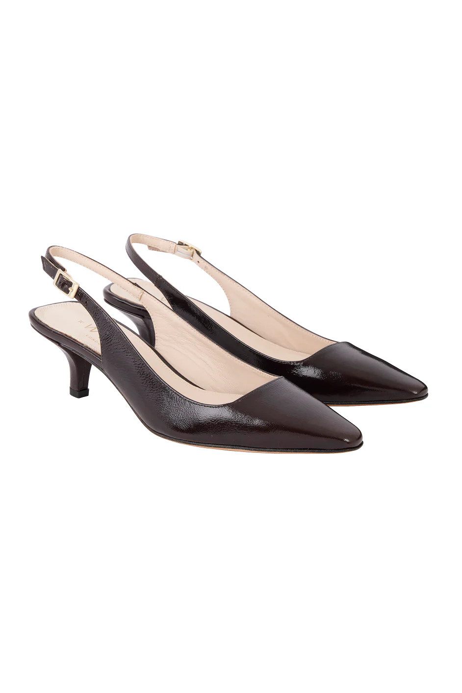 Carly Kitten Heel - Cocoa | WYSE London