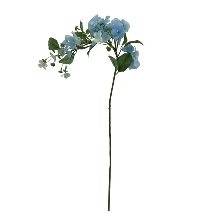 Mainstays 28 in Artificial Blue Drip Hydrangea Flower Stem, Indoor Decoration - Walmart.com | Walmart (US)