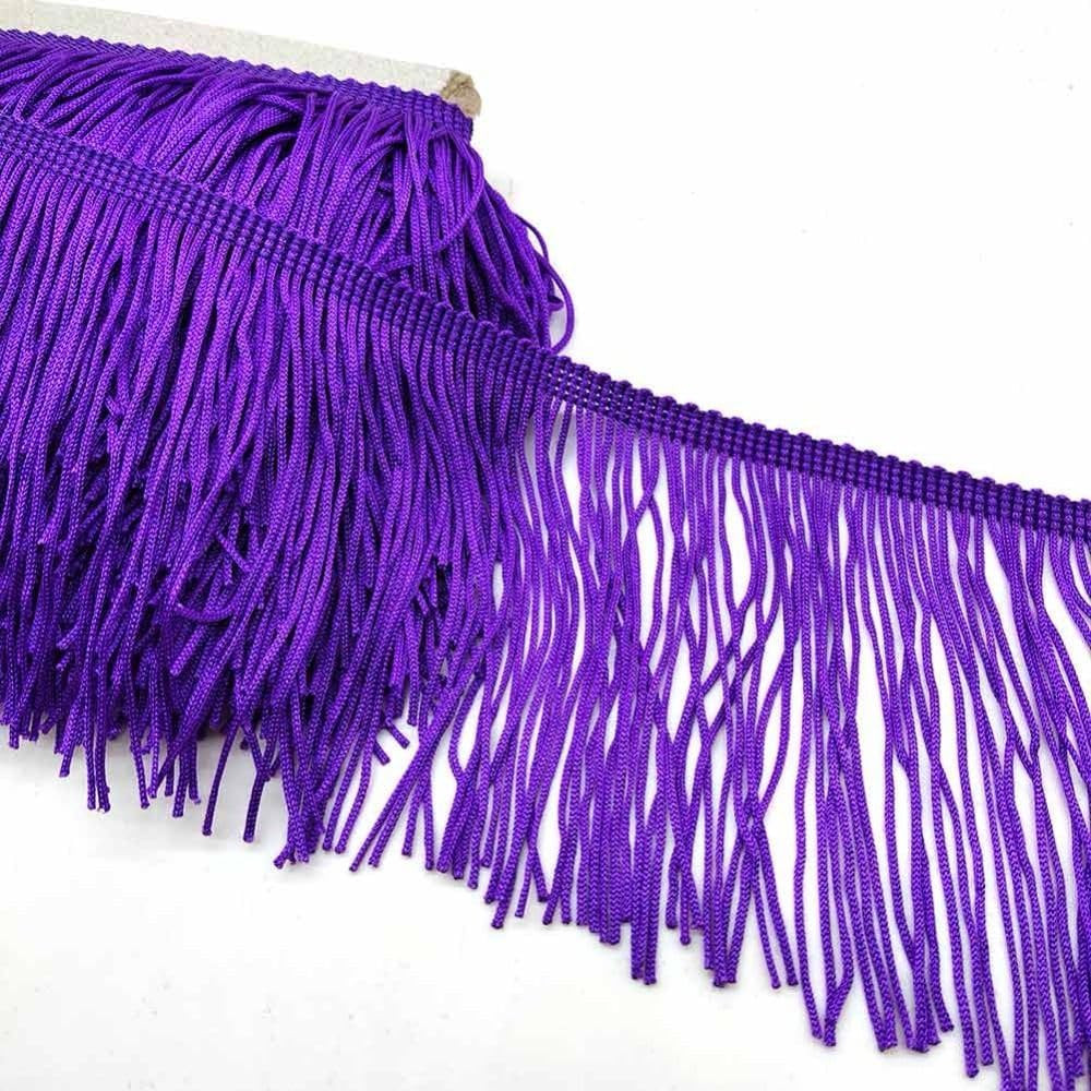 Lauthen.S 10 Yards of 6" Chainette Fringe Trim Tassel Sewing Trim for DIY Craft Latin Dress Lamp ... | Amazon (US)