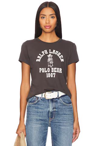 Polo Ralph Lauren Bear T Shirt in Pebble Black from Revolve.com | Revolve Clothing (Global)