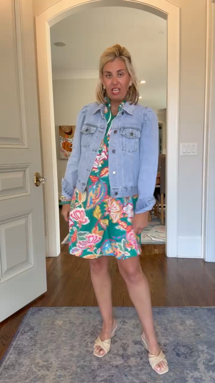 Shop my Avara favorites up to 50% off almost everything now through 5/25!! Let’s talk about the perfect denim jacket! I wore my first one out, and I just got the updated version. Avara has the best lightweight jackets. I’m in a small dress, small jacket & 8 wedge tts

#LTKootd #LTKSeasonal #LTKSaleAlert