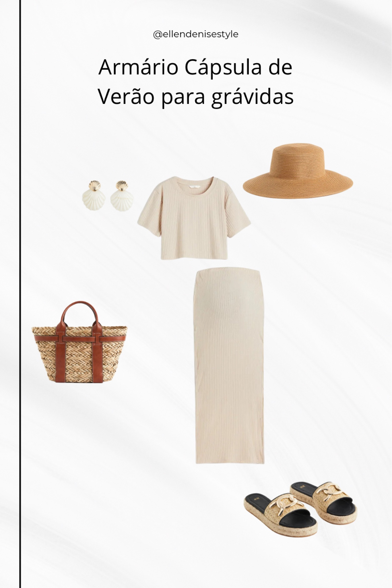 Looks neutros de verão para grávidas.

#LTKstyletip #LTKeurope #LTKbrasil