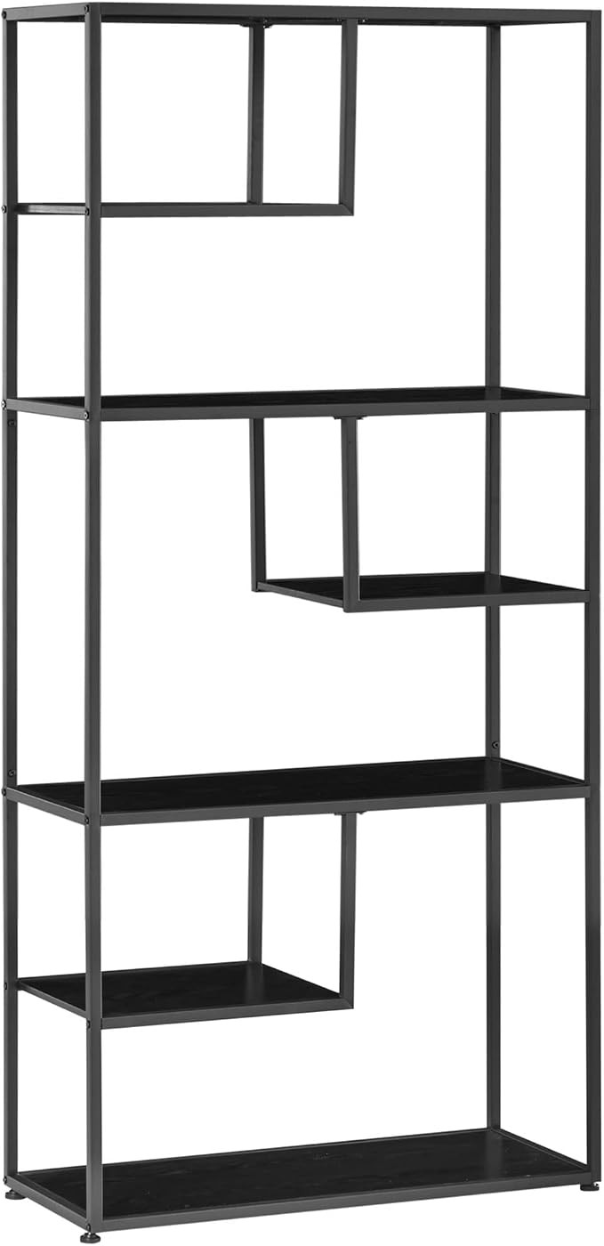 HOMCOM Bibliothèque étagère de Rangement à 7 Niveaux Cadre en Acier Style Industriel pour Sal... | Amazon (FR)