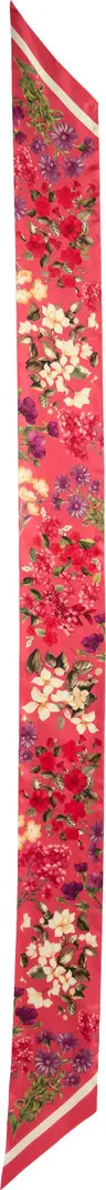 Floral Print Silk Skinny Scarf | Nordstrom