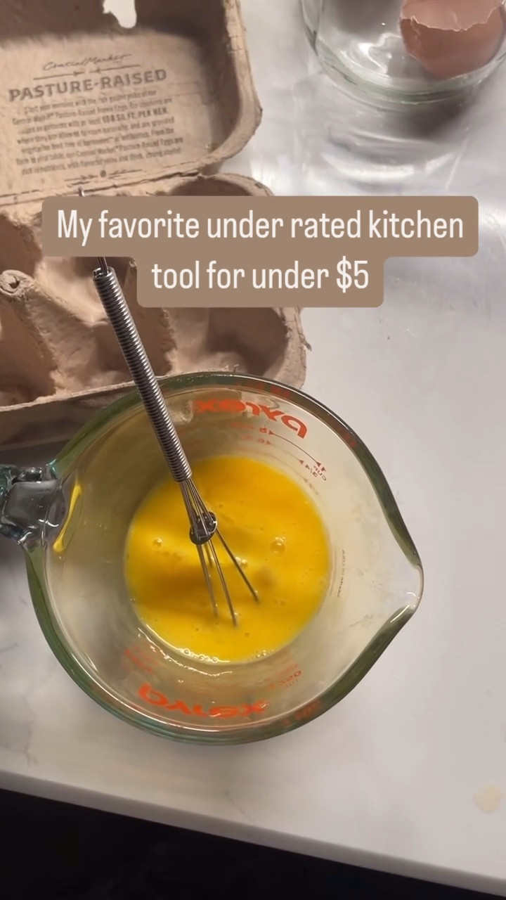 The mini whisk! 👩🏼‍🍳 

#cooking #kitchenfavorites #sahm #homemaker #kitchenmusthaves #cookinghacks 

#LTKHome #LTKSaleAlert