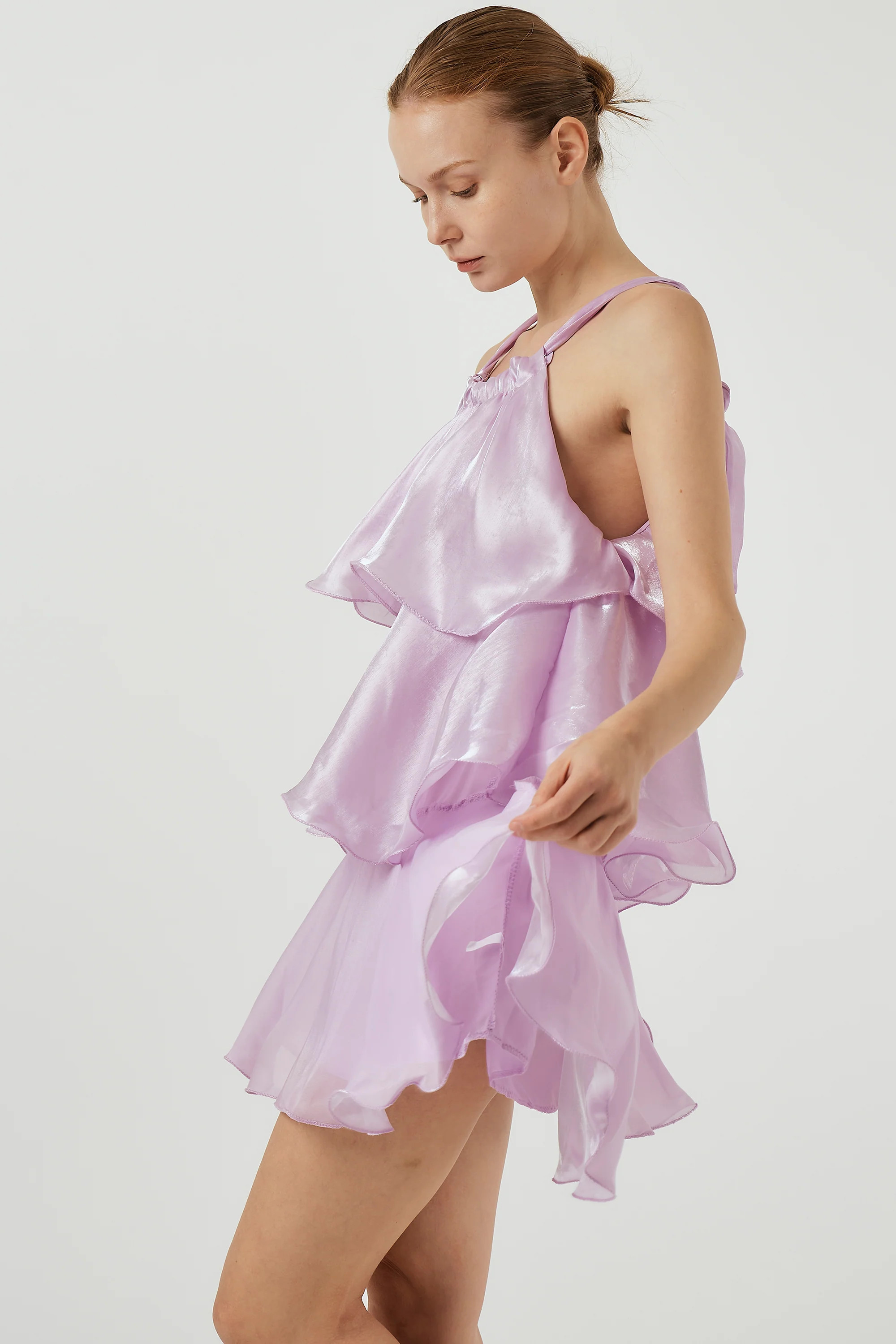 Ella Organza Tiered Dress | Storets (Global)