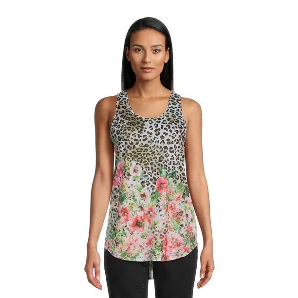 Concepts Women's Sublimation Print High Low Tank Top - Walmart.com | Walmart (US)