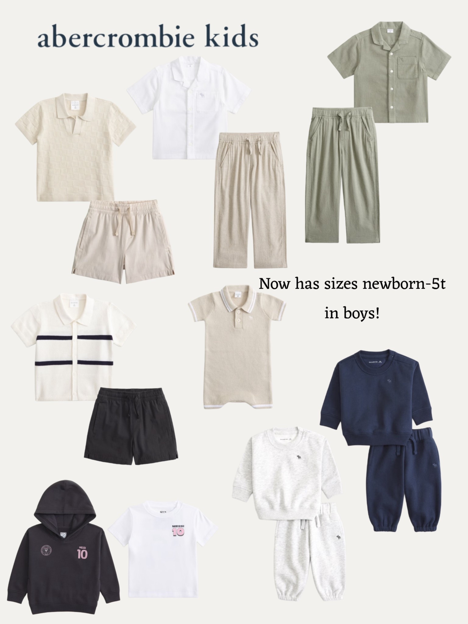 Abercrombie now has newborn through 5 t
Baby and toddler baby boy

#LTKKids #LTKBaby #LTKmomlife