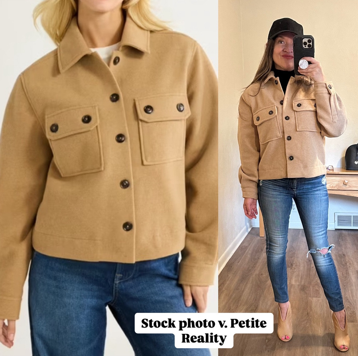 This is my “looks expensive but is under $50” fall coat series. All in XS sizing and fits me perfectly. All from Walmart. Very impressed with the fit and the quality of these jackets/coats. 

This one here is the tan cropped utility jacket. Size XS. I am 5‘1“ and 118 pounds. 

#agelesspetitestyle #petite #ageless #petitestyle #petitefashion #fall #coats #jackets #fallcoats #falljackets #casual #everyday #walmart #falloutfits 

#LTKOver40 #LTKSeasonal #LTKFindsUnder50