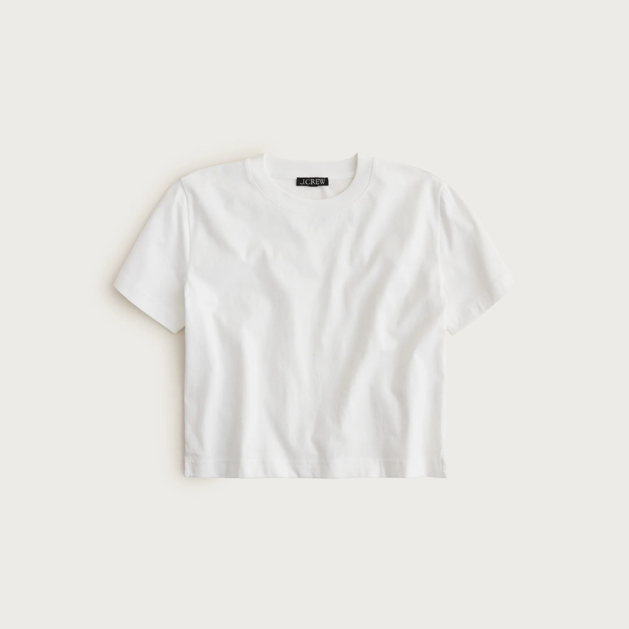 Boyfriend jersey relaxed cropped T-shirt | J. Crew US