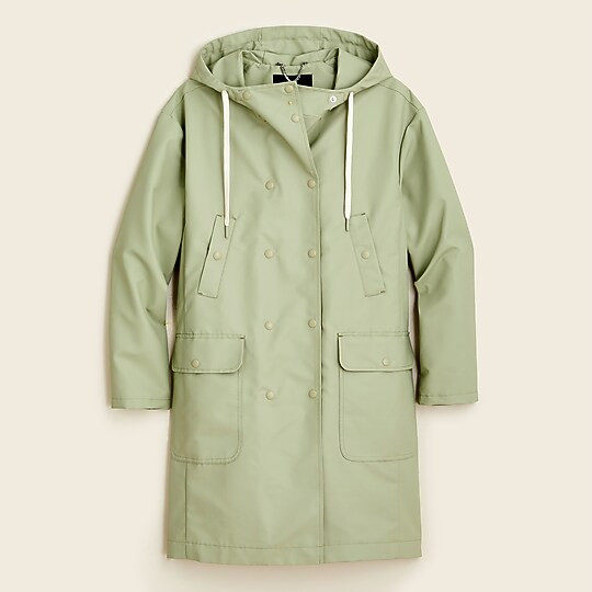 Double-breasted raincoat | J. Crew US