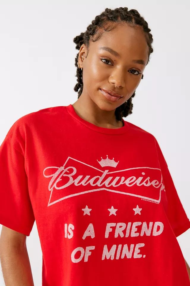 Budweiser Beer Is A Friend Tee | Urban Outfitters (US and RoW)