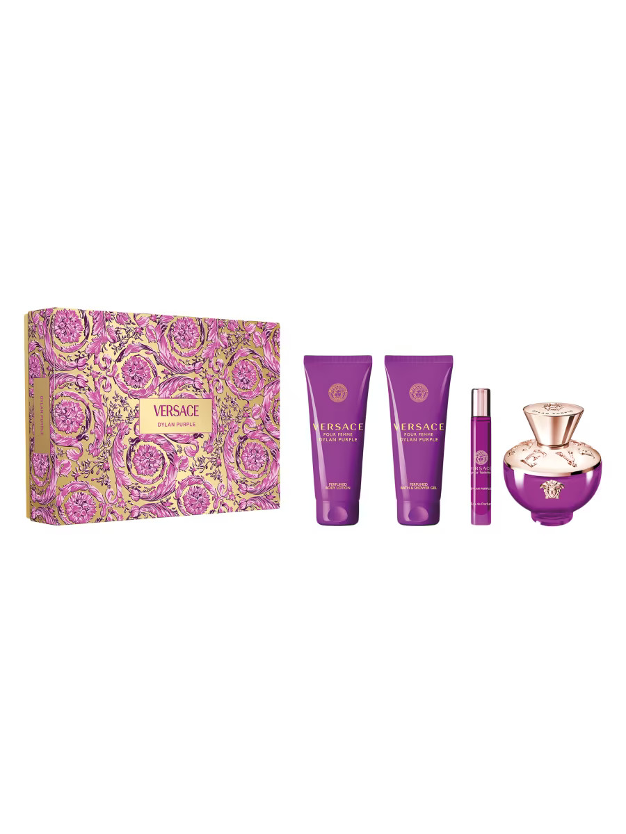 Versace Dylan Purple 4-Piece Fragrance Gift Set | Saks Fifth Avenue