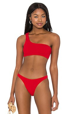 Bond Eye Samira Bikini Top in Baywatch Red from Revolve.com | Revolve Clothing (Global)