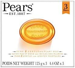 Pears Pure & Gentle Soap with Natural Oils, 3.5 oz bars, 3 ea | Amazon (US)