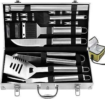 ROMANTICIST 20pc Complete Grill Accessories Kit with Cooler Bag - The Very Best Grill Gift on Bir... | Amazon (US)