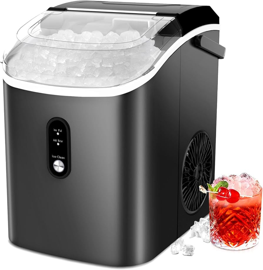 COWSAR Nugget Ice Maker Countertop, Chewable Pebble Ice 34Lbs Per Day, Crunchy Pellet Ice Cubes M... | Amazon (US)