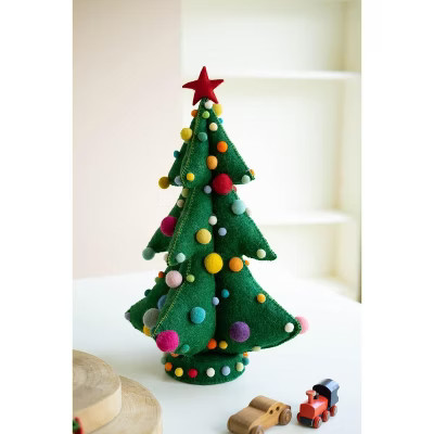 Kalalou Felt Christmas Tree with 3D Ornaments and Star – Large Size | Target