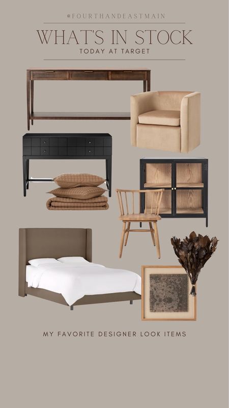 what’s in stock today at target // my favorite designer look items 

#LTKhome