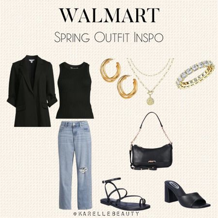 Walmart plus size Spring outfit inspo. 

#LTKfindsunder50 #LTKplussize #LTKSeasonal