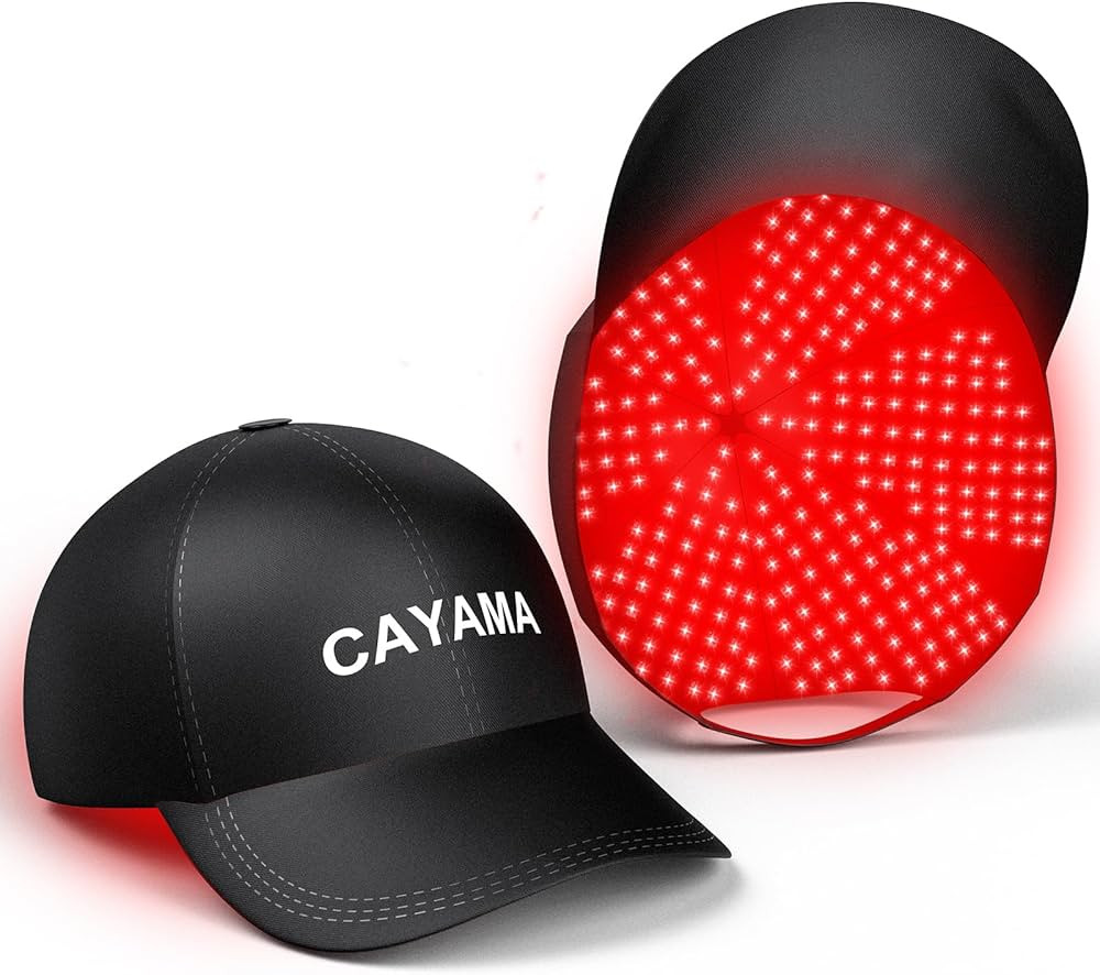 CAYAMA Red Light Therapy Cap for Hair – 510 LEDs Laser Hair Cap for Fuller, Healthier-Looking H... | Amazon (US)