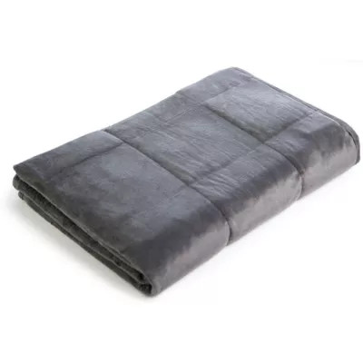 Sharper Image® Calming Comfort™ 6 lb. Kids Weighted Blanket in Grey | Bed Bath & Beyond
