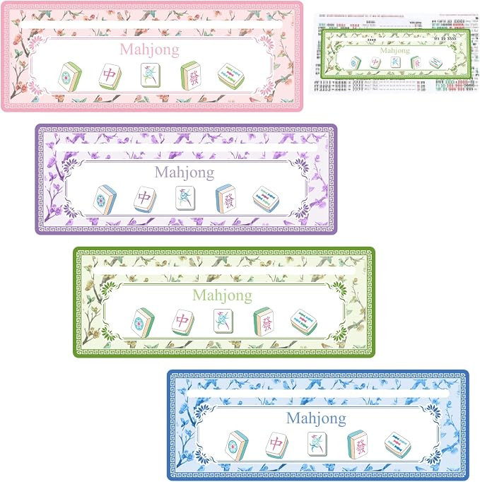 Amazon.com: snaxuda 8pcs Mahjong Line Finder,Mahjong Card Line Guide Rules Reader Helper Mahjong ... | Amazon (US)